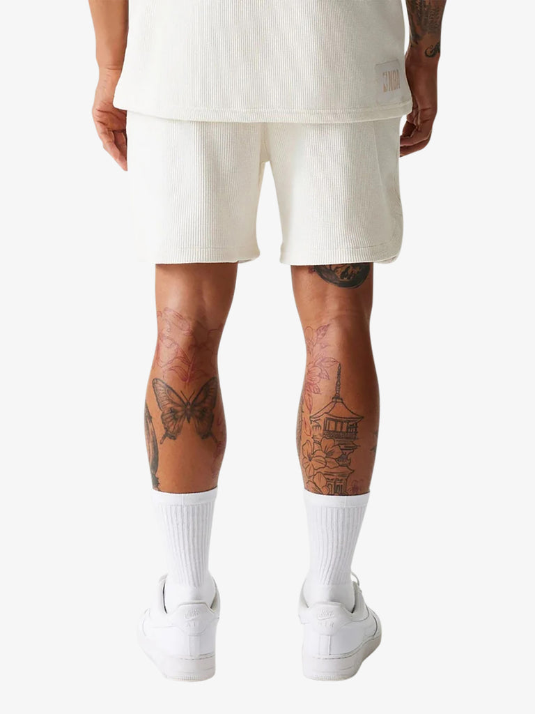 NEW ERA shorts nba waffle uomo bianco cotone