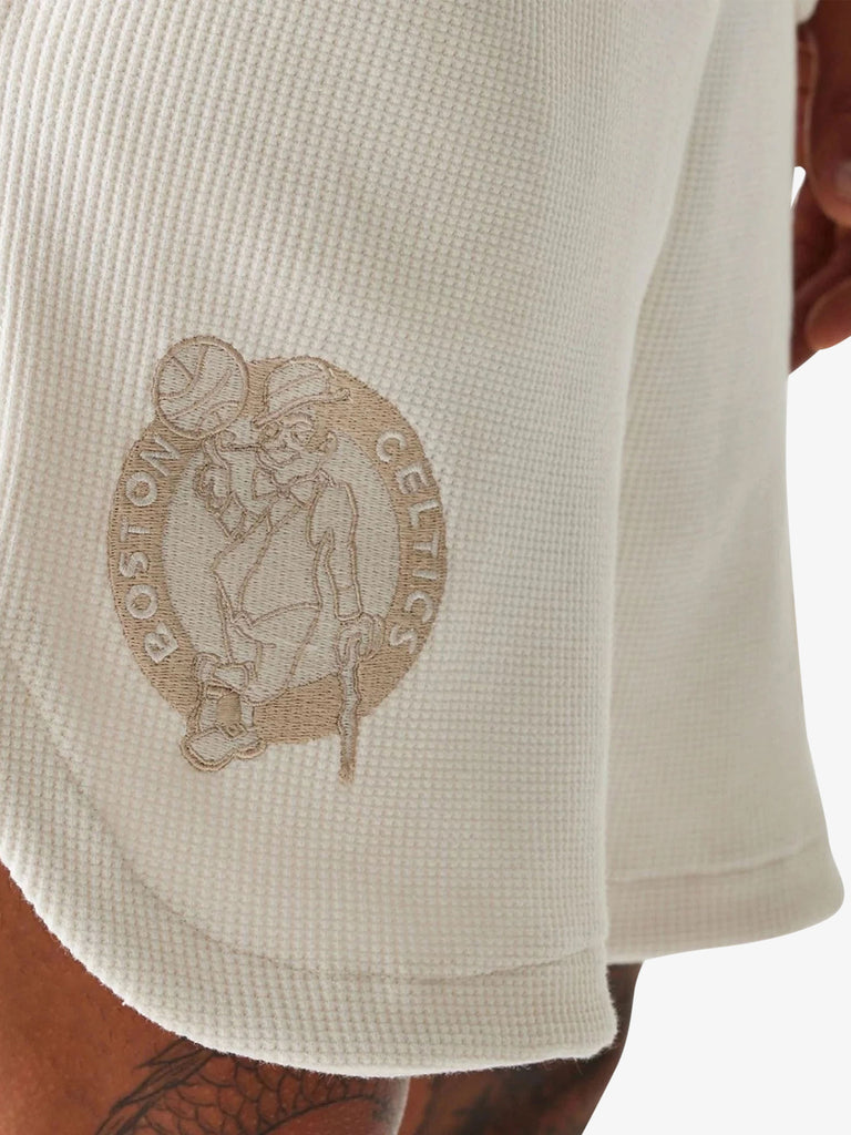 NEW ERA shorts nba waffle uomo bianco cotone