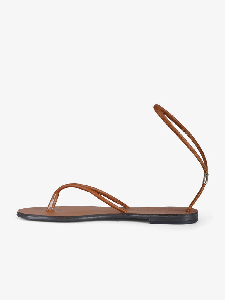 NICOLAS LAINAS sandali bassi puna mandorla donna beige