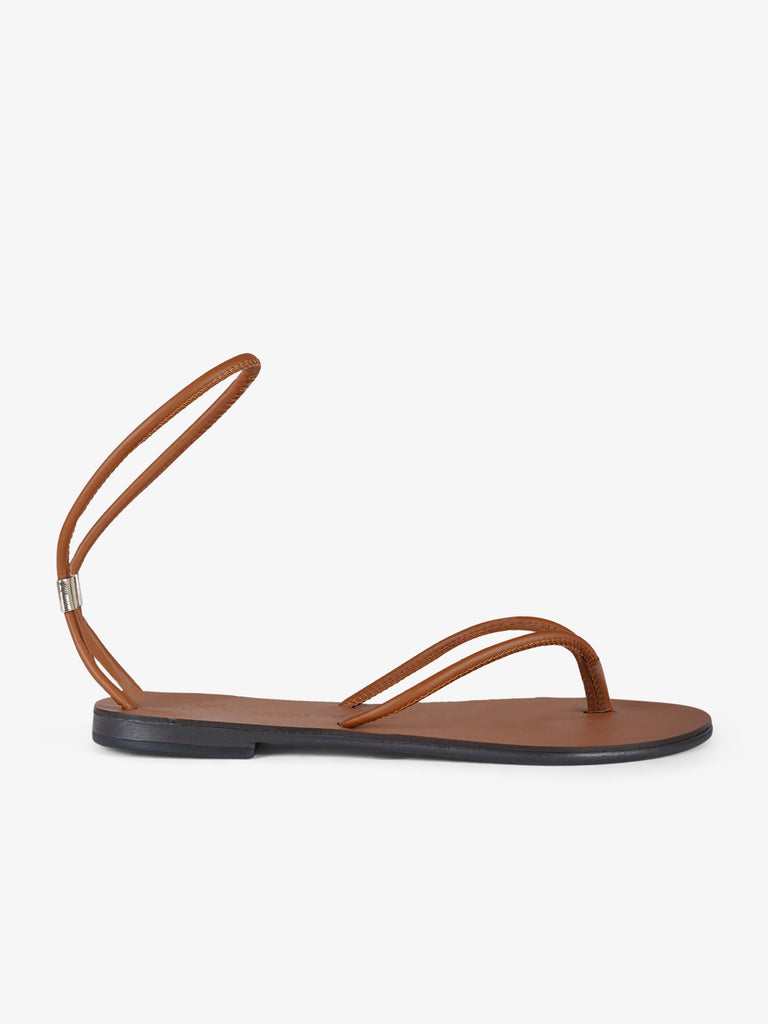 NICOLAS LAINAS sandali bassi puna mandorla donna beige