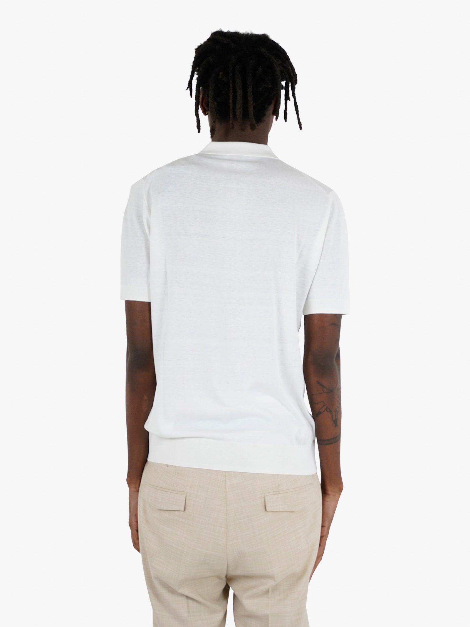 Tシャツ・カットソー PAOLO PECORA Men T-shirt Beige A020F100 1342 Paolo Pecora Beige men's t-shirt with logo | Cool Culture