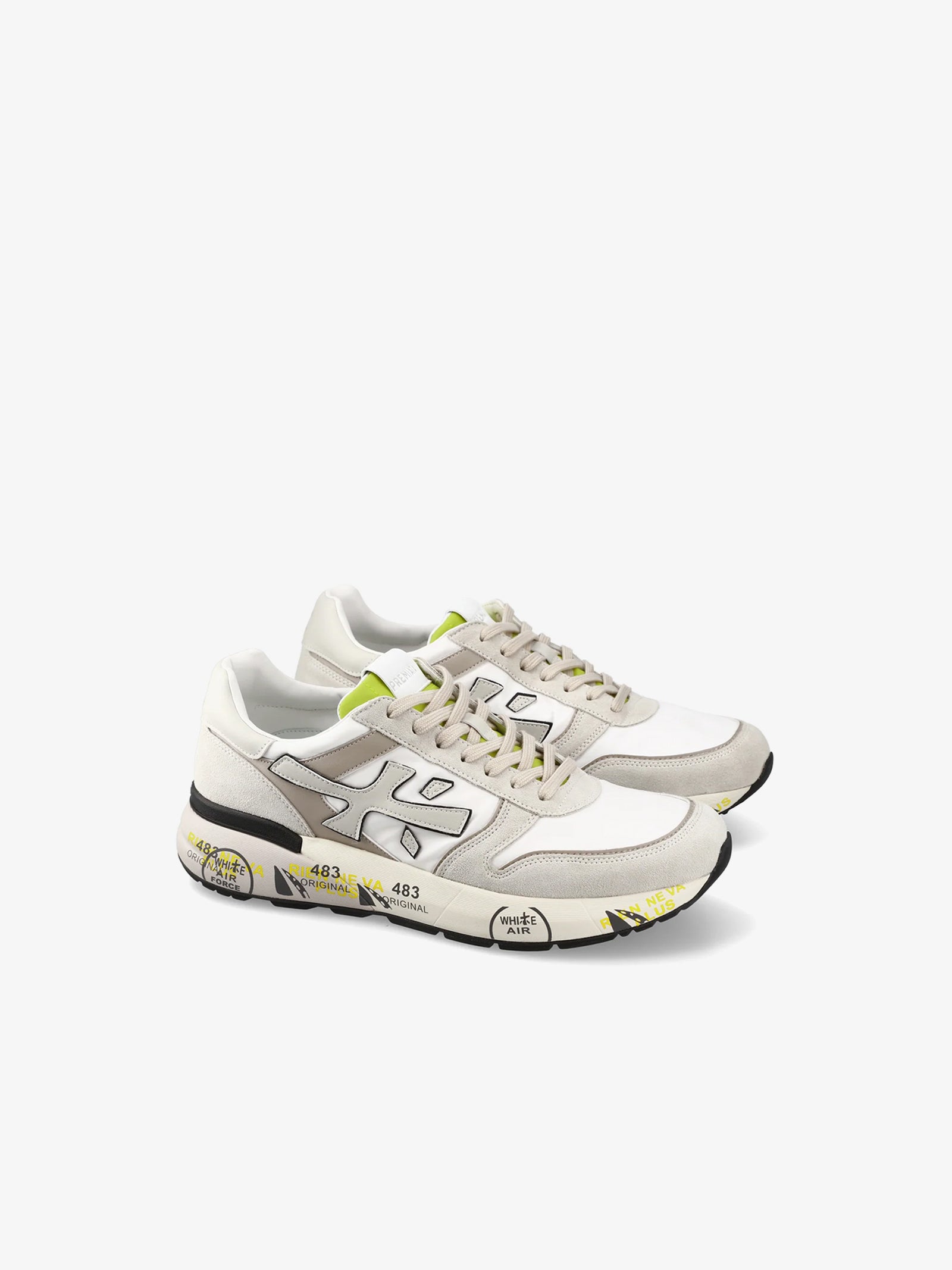 スニーカー PREMIATA Men Sneakers MICK VAR 7244 GREEN Green PREMIATA MICK 7244 SNEAKER – FerrarisBoutique