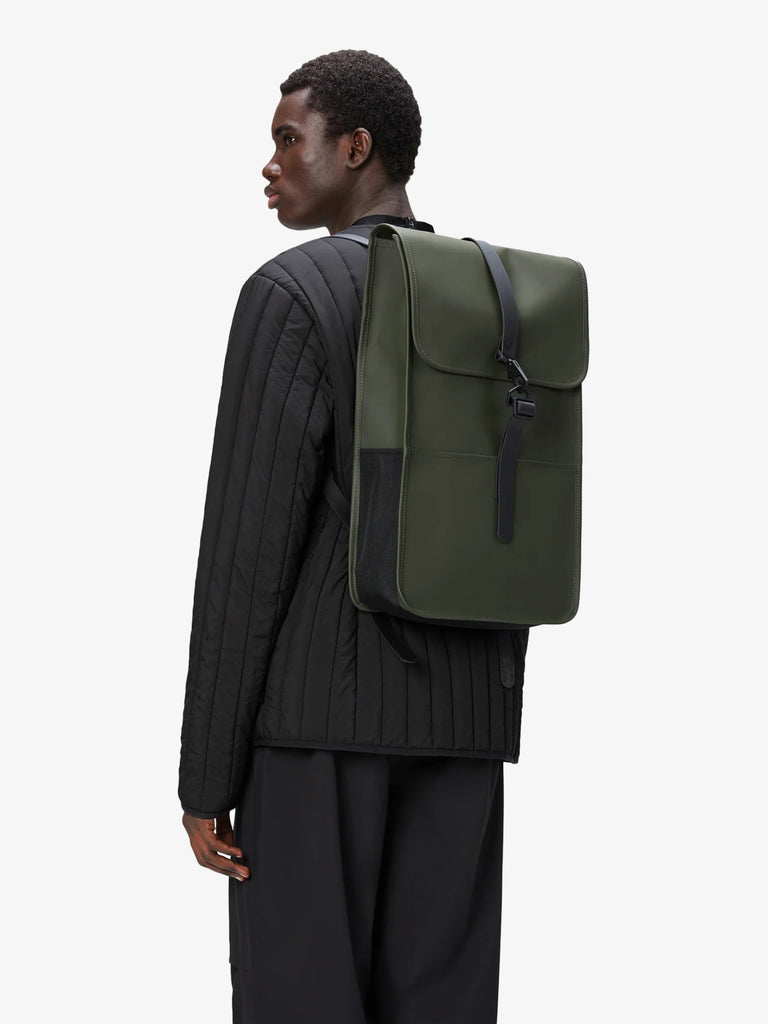 RAINS zaini unisex backpack w3 poliestere verde