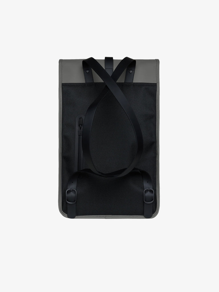 RAINS zaini unisex backpack w3 poliestere grigio