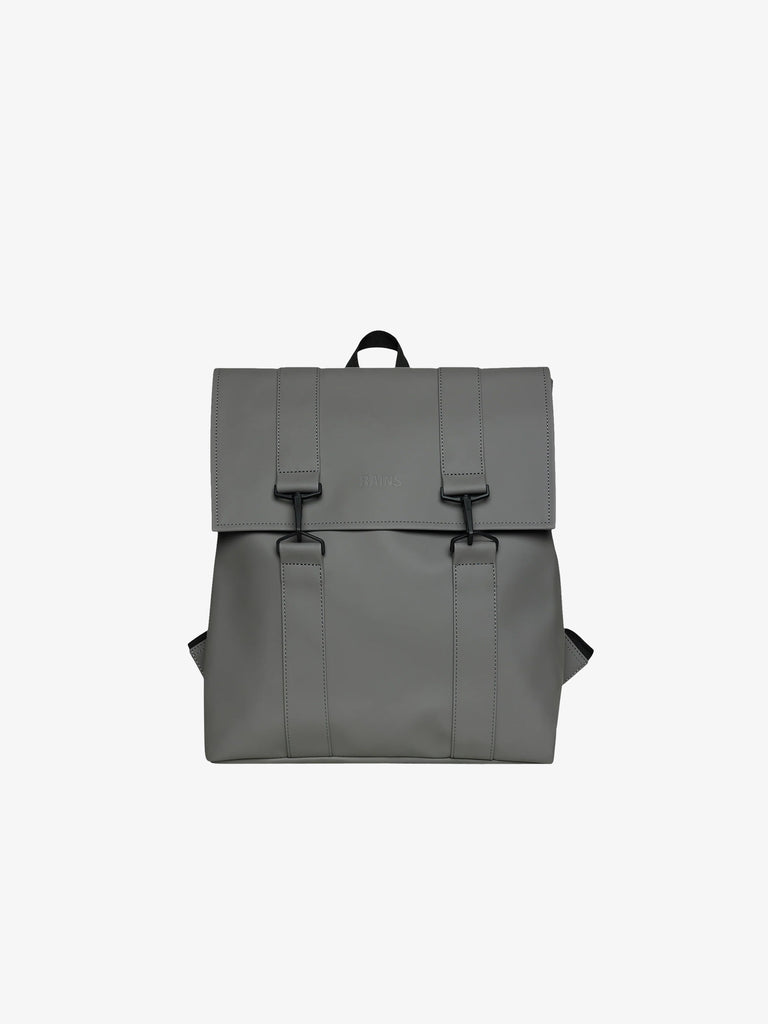 RAINS zaini unisex msn bag w3 poliestere grigio