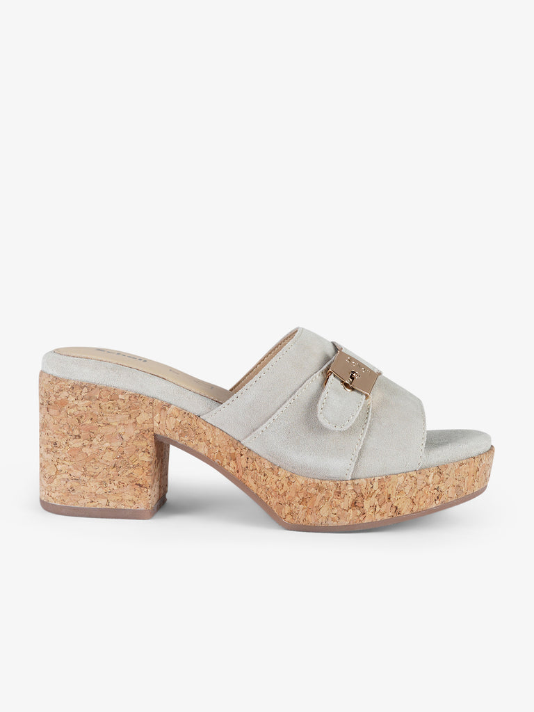 SCHOLL sandali con plateau donna ophelia beige