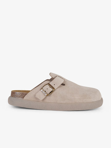 SCHOLL ciabatte uomo noelle chunky camoscio beige