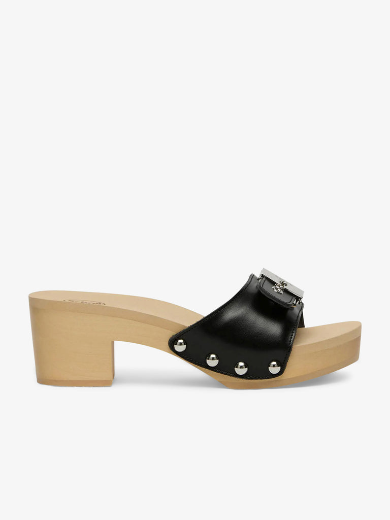 SCHOLL ciabatte donna noelle chunky pelle nero