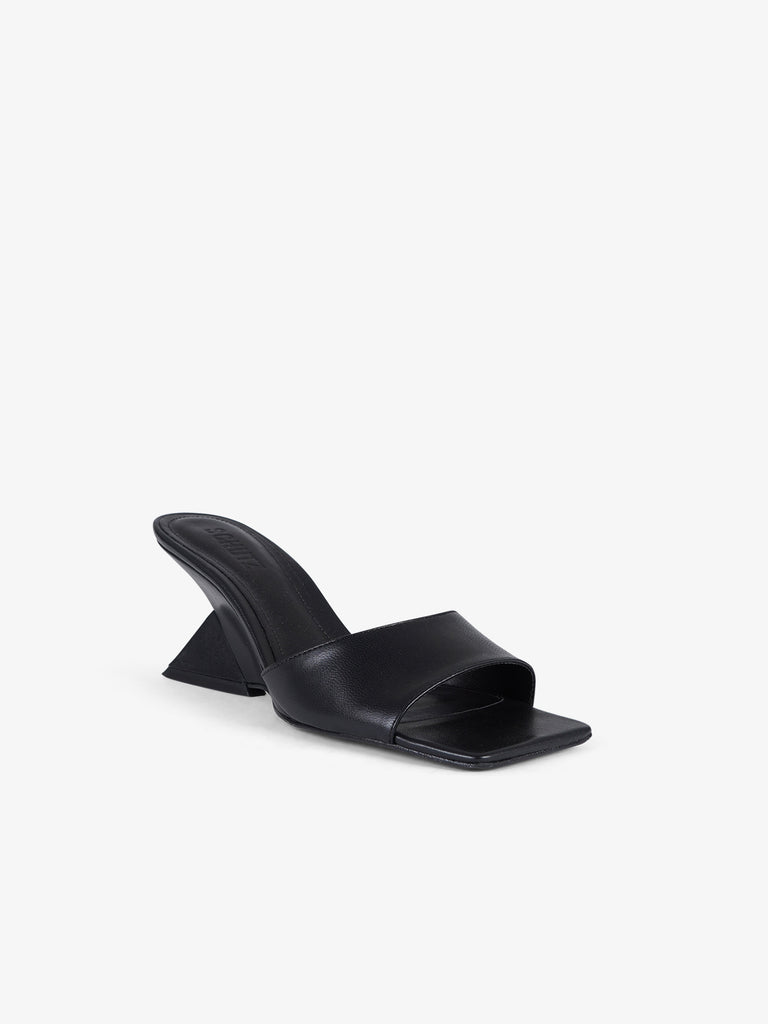 SCHUTZ Sandali con tacco Donna Pelle Nero