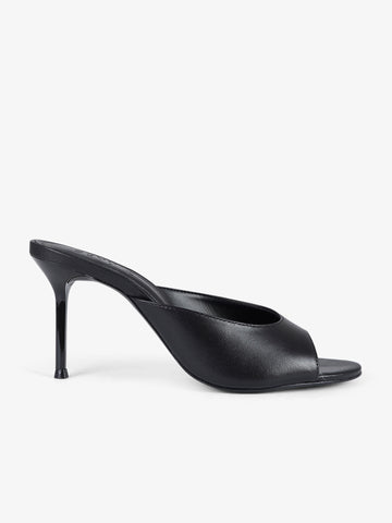 SCHUTZ Sandali con tacco Donna Pelle Nero