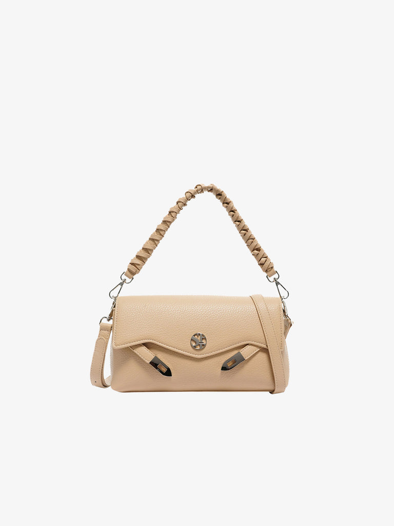 SECRET PON PON Pochette Quiny clutch donna beige