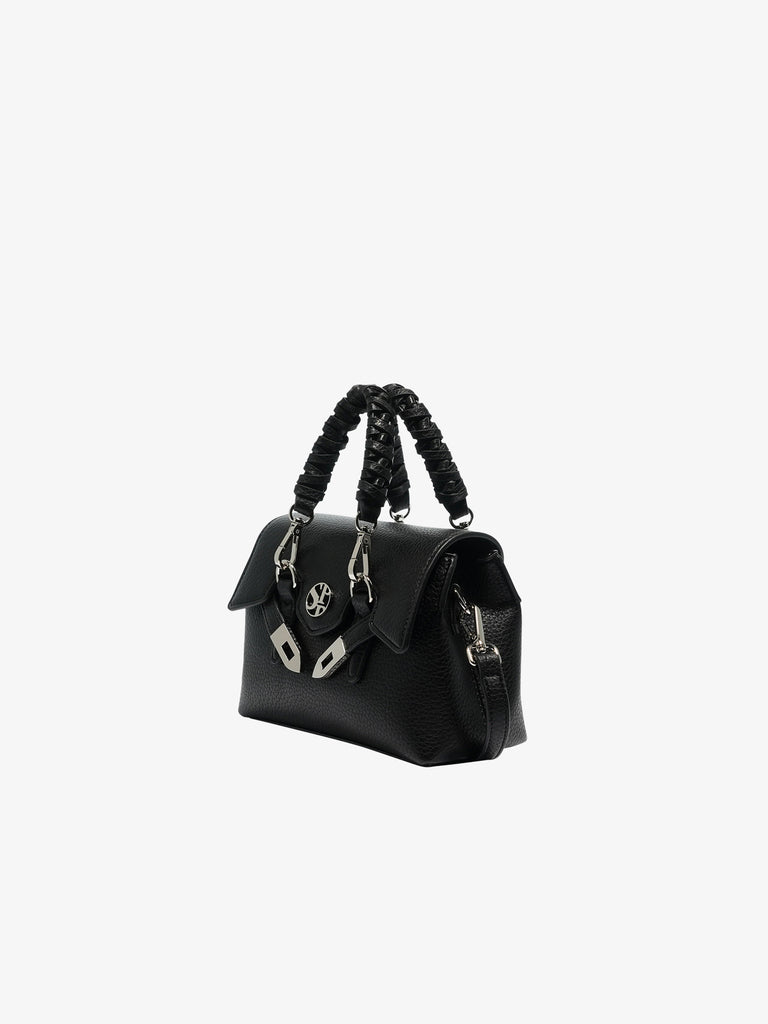SECRET PON PON Borsa a spalla QUINY XSMALL donna nero
