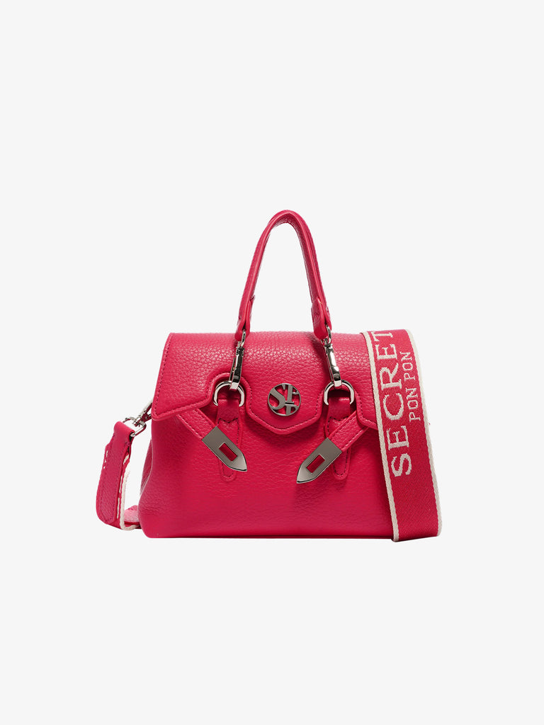 SECRET PON PON Borsa a spalla QUINY XSMALL donna fucsia