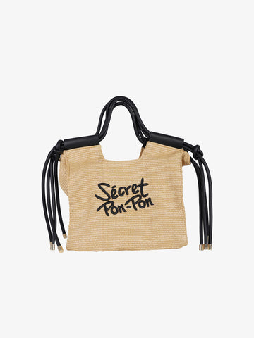 SECRET PON PON borse a spalla donna poliuretano beige