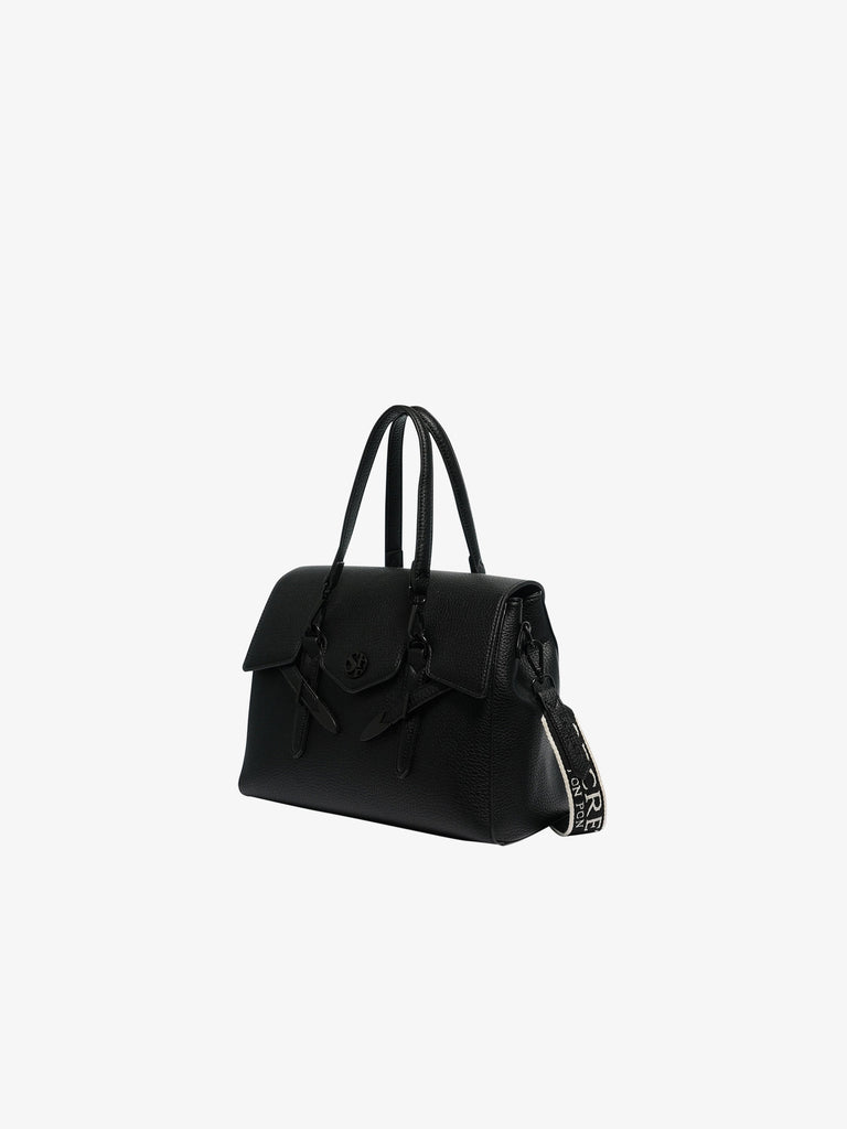 SECRET PON PON Borsa a spalla YALIS CASUAL MEDIUM donna nero