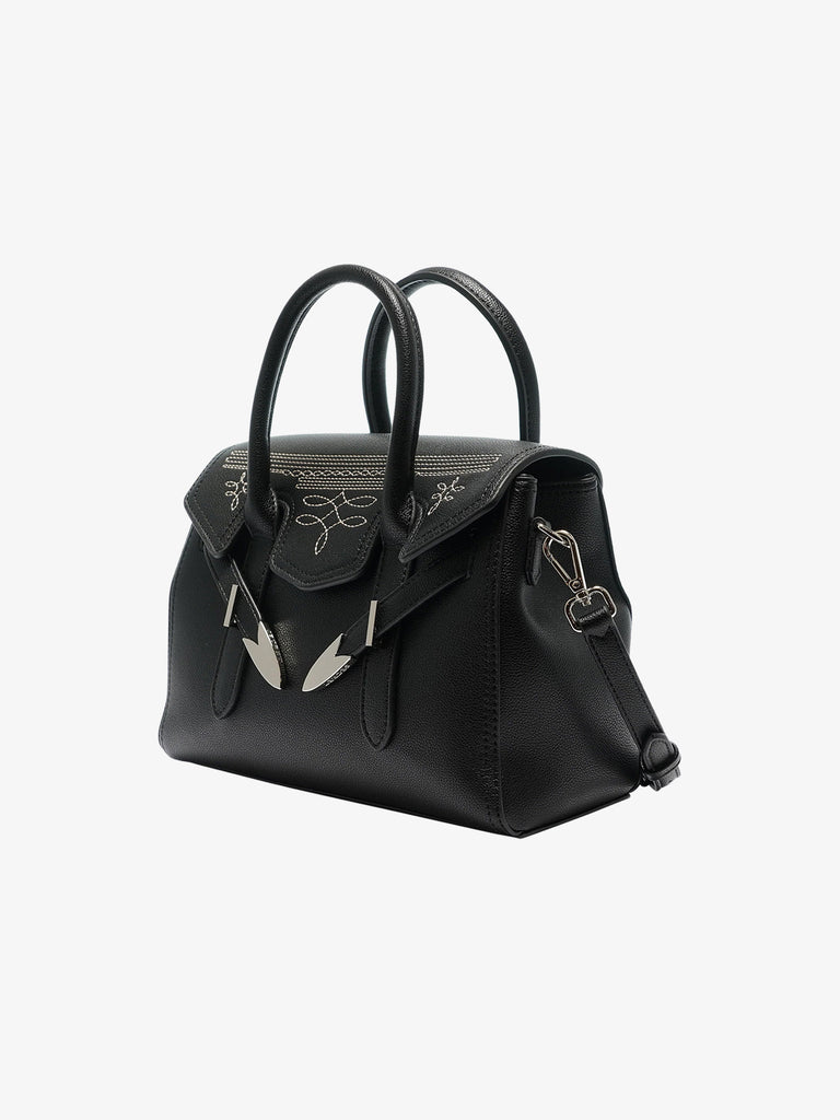 SECRET PON PON Borsa a spalla YALIS RODEO SMALL donna nero