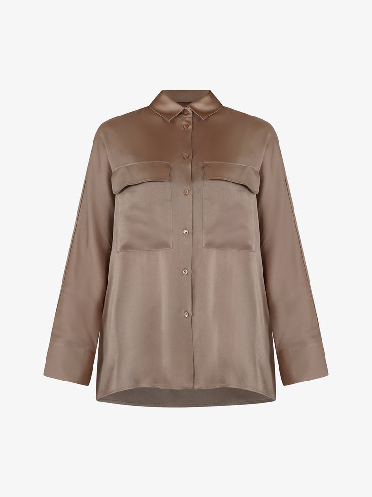 SEMICOUTURE Camicie CAMICIA TIFFANY Y5SM05 Donna Beige