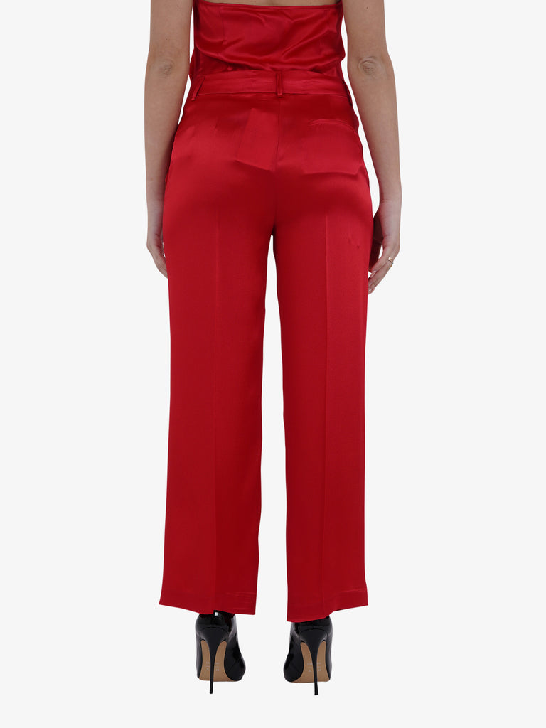 SEMICOUTURE Pantaloni PANTALONE MARTIN Y5SM14 Donna Rosso