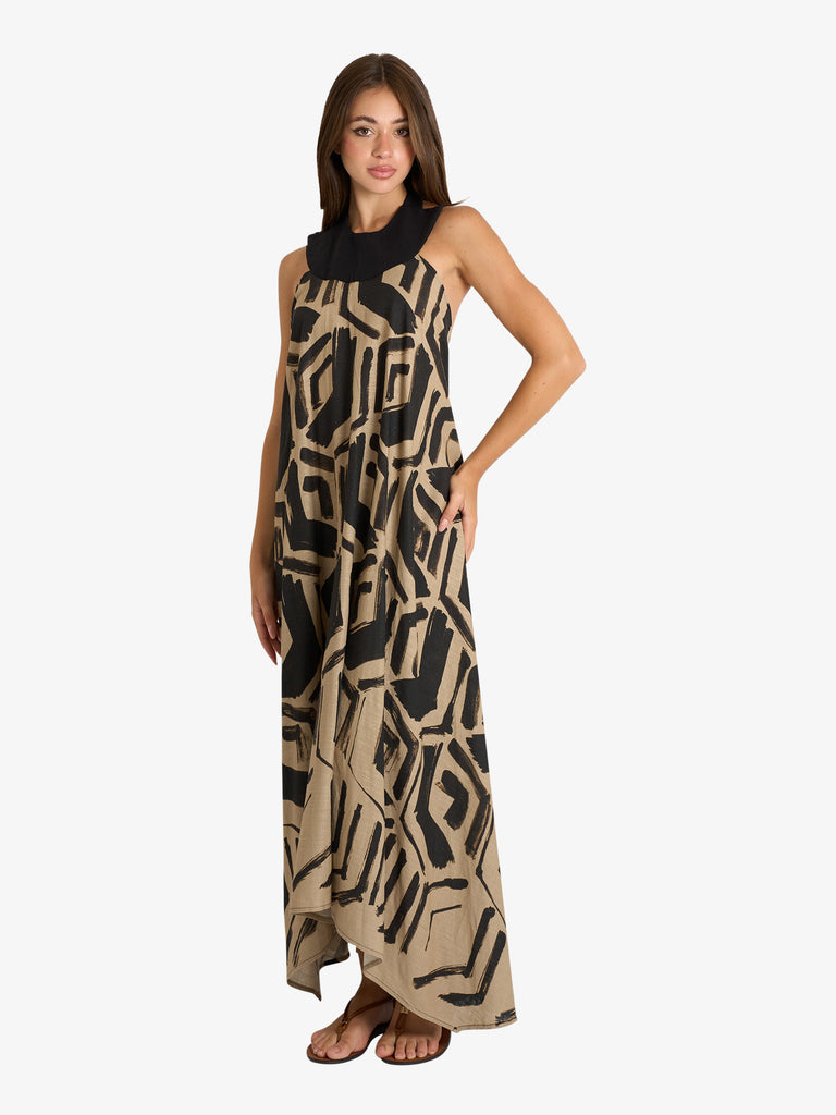 SOUVENIR abito donna nero viscosa