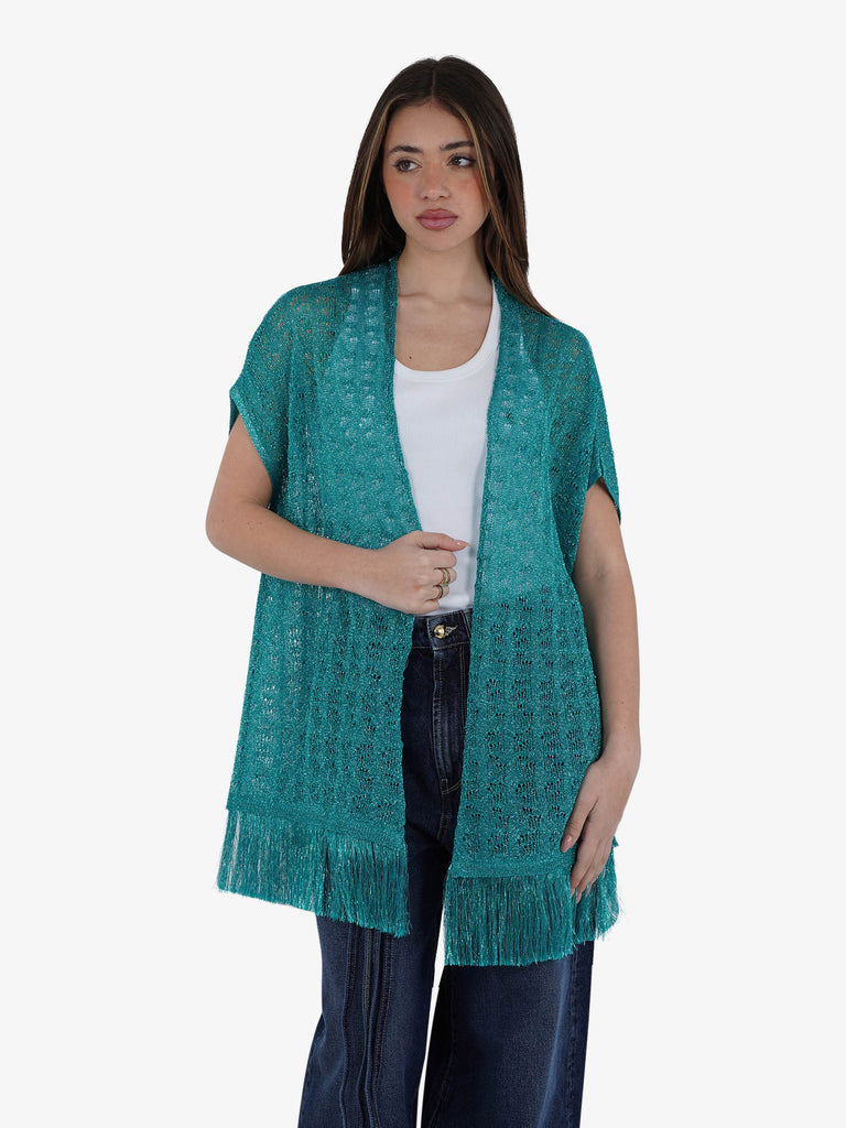 SPACE SIMONA CORSELLINI Cardigan P25CPCRO0201 Donna Verde