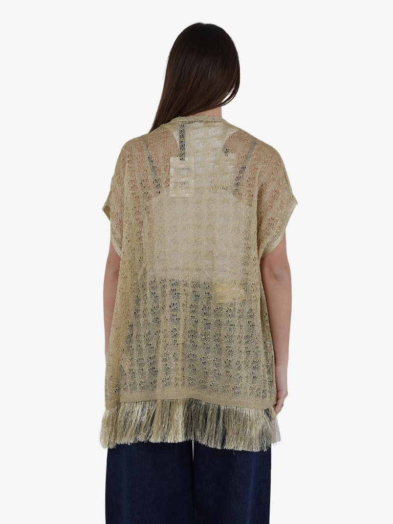 SPACE SIMONA CORSELLINI Cardigan P25CPCRO0201 Donna Oro
