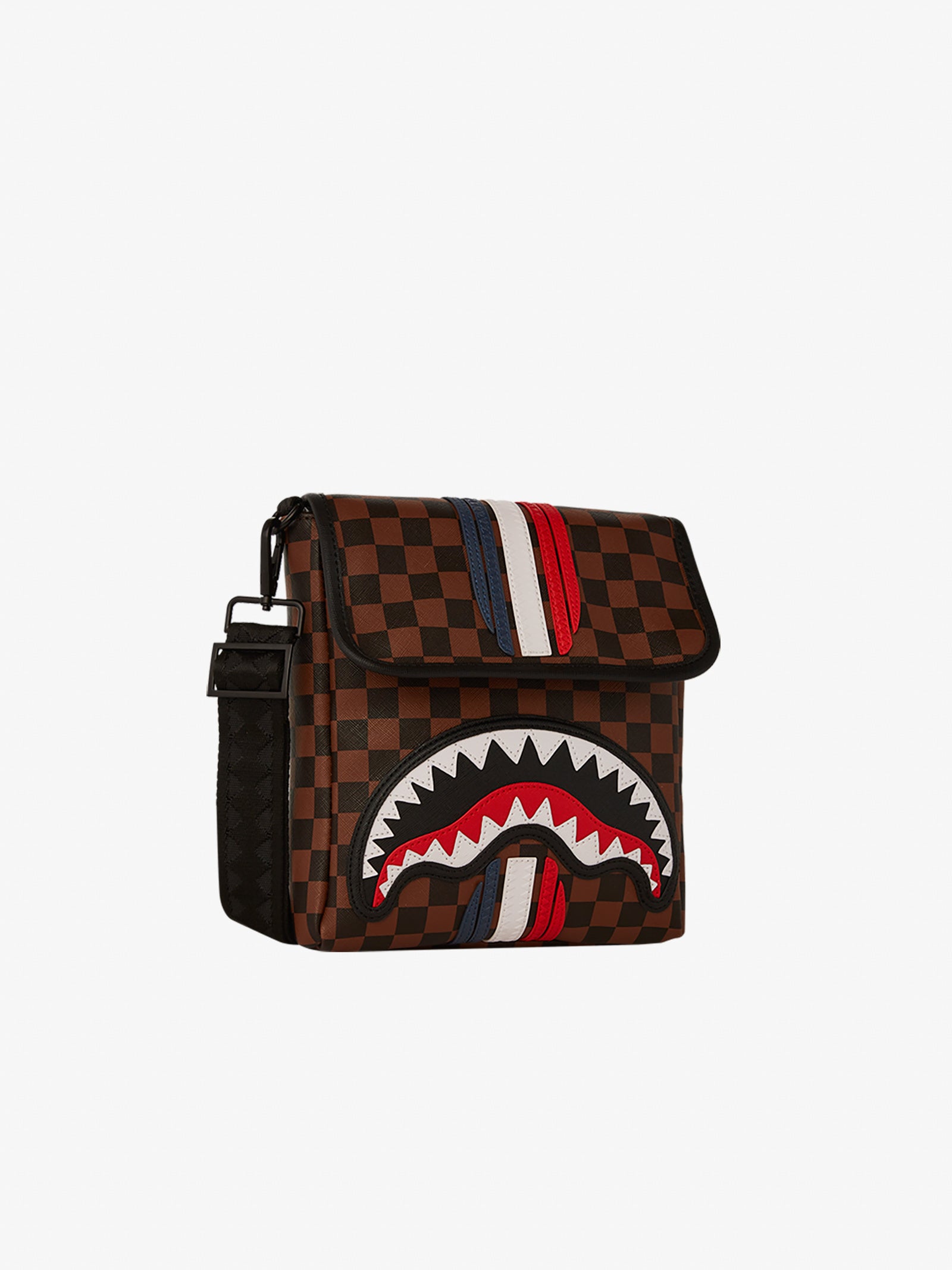 SPRAYGROUND MACHINE FRANCAISE Men's PVC Handbags Brown