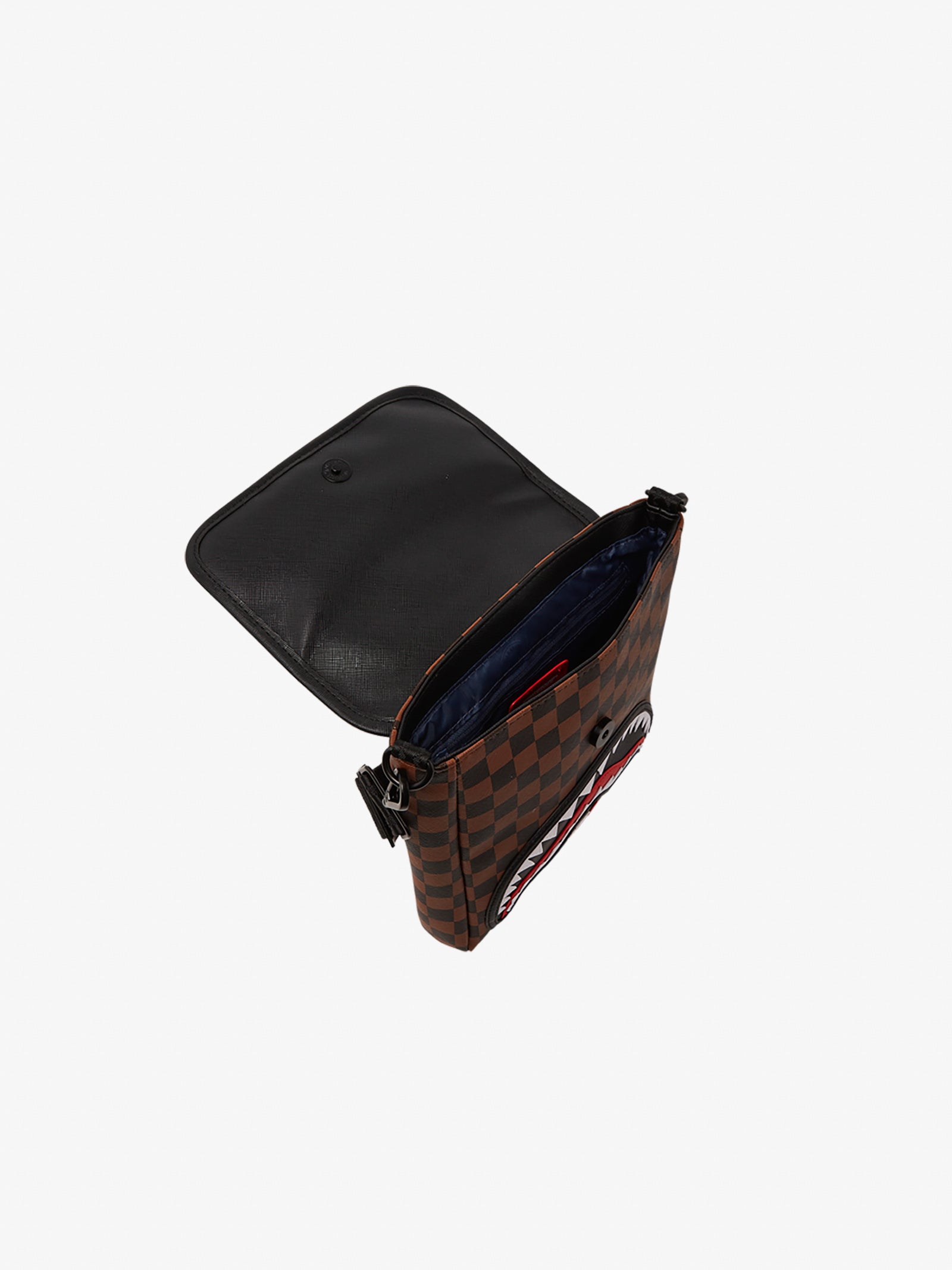 SPRAYGROUND MACHINE FRANCAISE Men's PVC Handbags Brown
