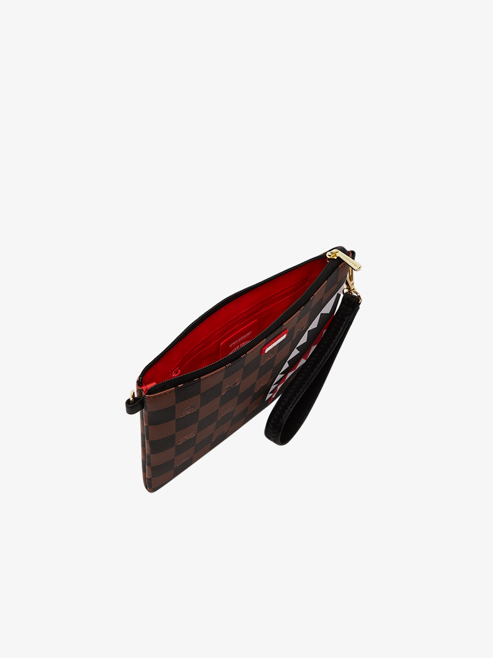 【Sprayground】Pochette Peeking Character Check sprayground-unisex-peeking-