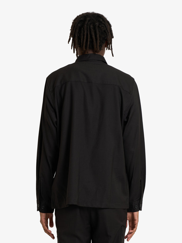 SSEINSE camicia blouson uomo nero