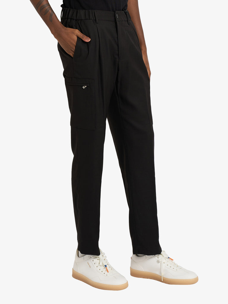 SSEINSE pantalone chino uomo nero