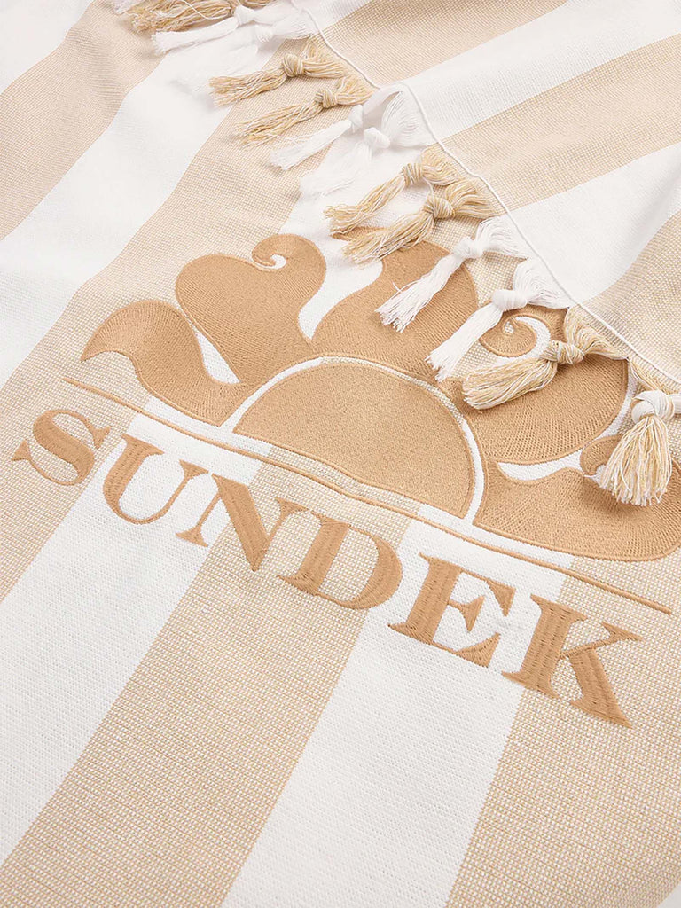 SUNDEK teli da mare boulders unisex beige cotone