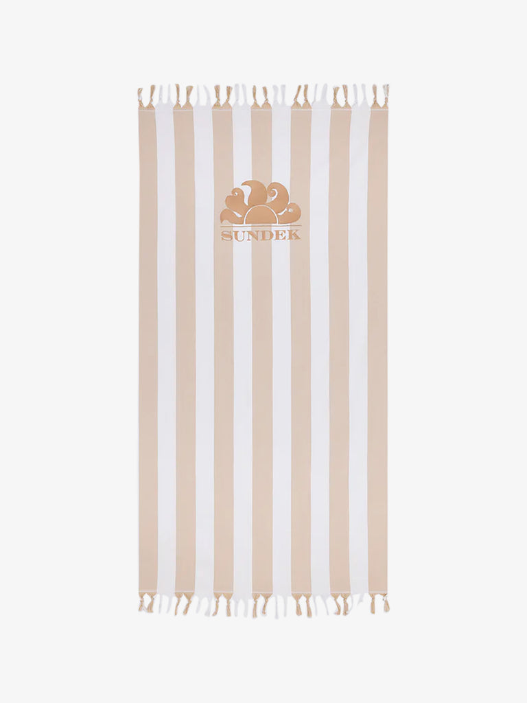 SUNDEK teli da mare boulders unisex beige cotone