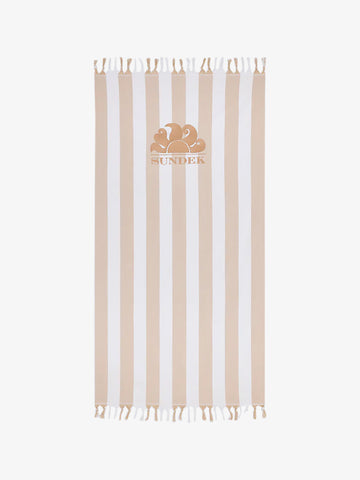 SUNDEK teli da mare boulders unisex beige cotone