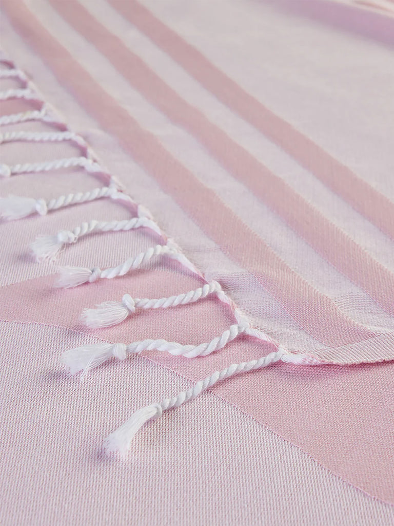 SUNDEK teli da mare key fouta unisex rosa cotone