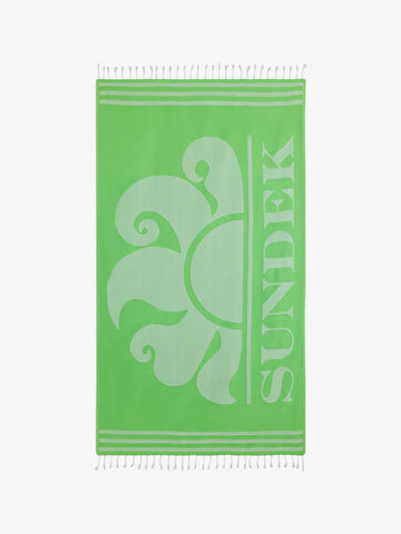 SUNDEK teli da mare key fouta unisex verde cotone