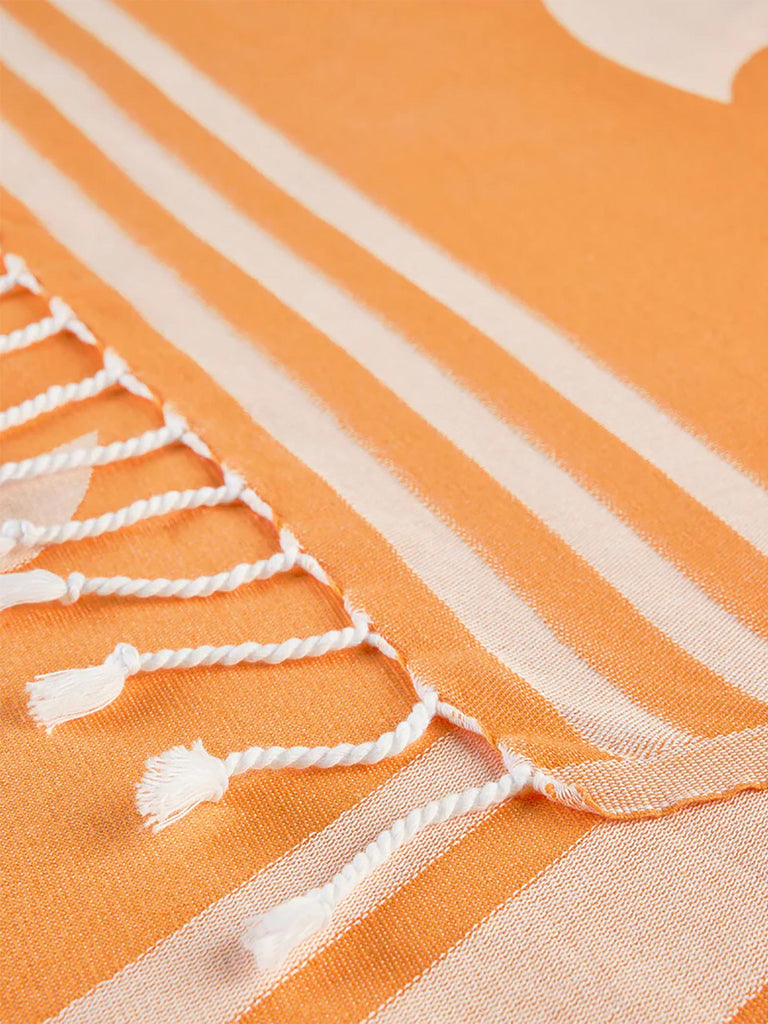 SUNDEK teli da mare key fouta unisex arancione cotone