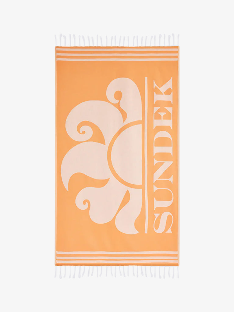SUNDEK teli da mare key fouta unisex arancione cotone