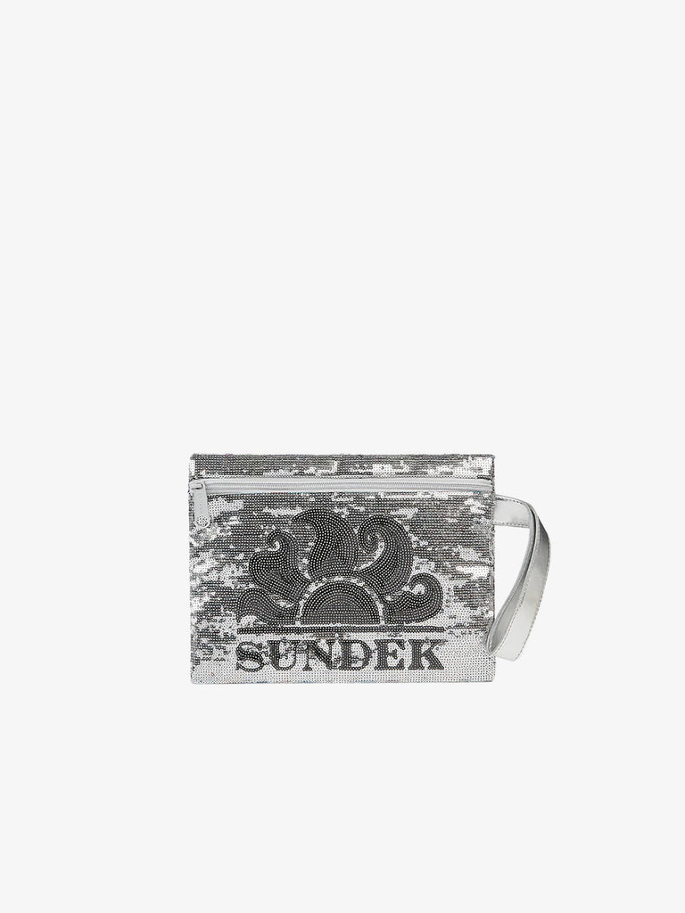 SUNDEK pochette donna cher bag poliestere grigio