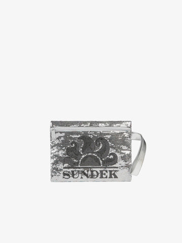 SUNDEK pochette donna cher bag poliestere grigio