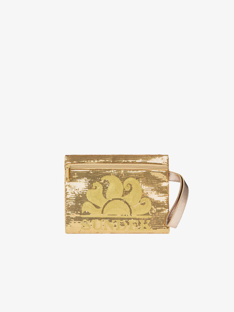 SUNDEK pochette donna cher bag poliestere oro
