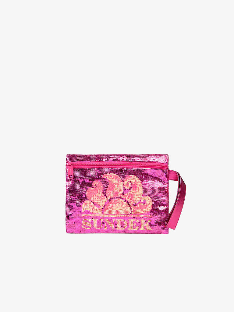 SUNDEK pochette donna cher bag poliestere fucsia