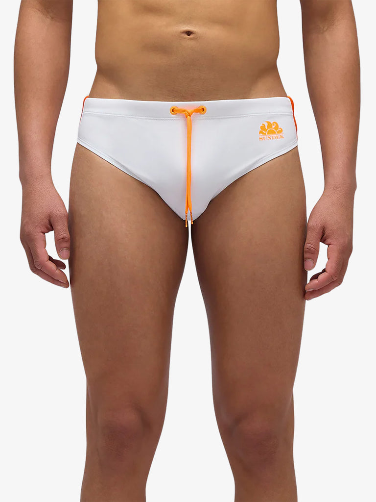 SUNDEK costumi da bagno diwalter uomo bianco poliammide