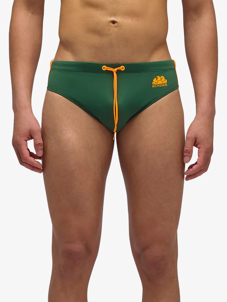 SUNDEK costumi da bagno diwalter uomo verde poliammide