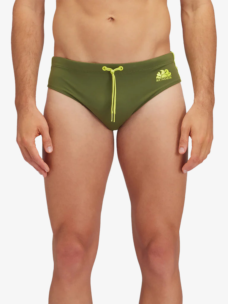 SUNDEK costumi da bagno diwalter uomo verde poliammide