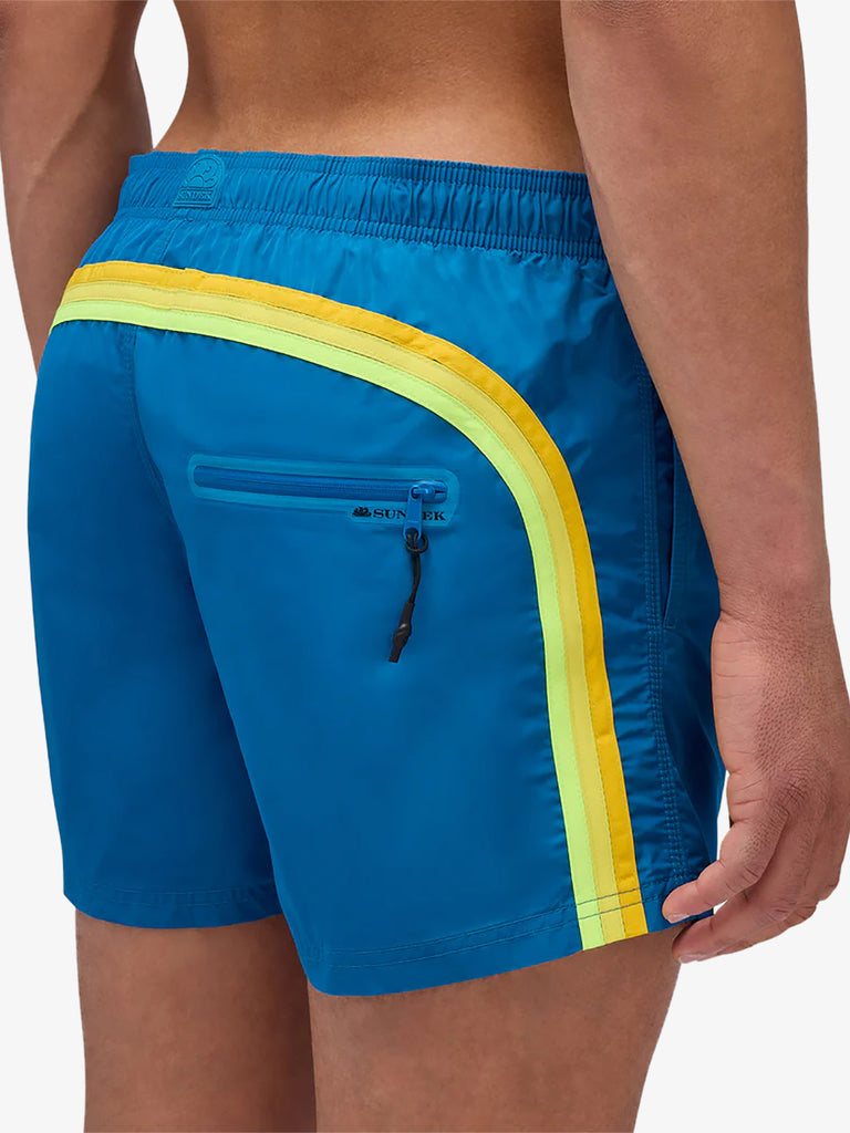 SUNDEK costumi da bagno boardshort uomo azzurro poliammide
