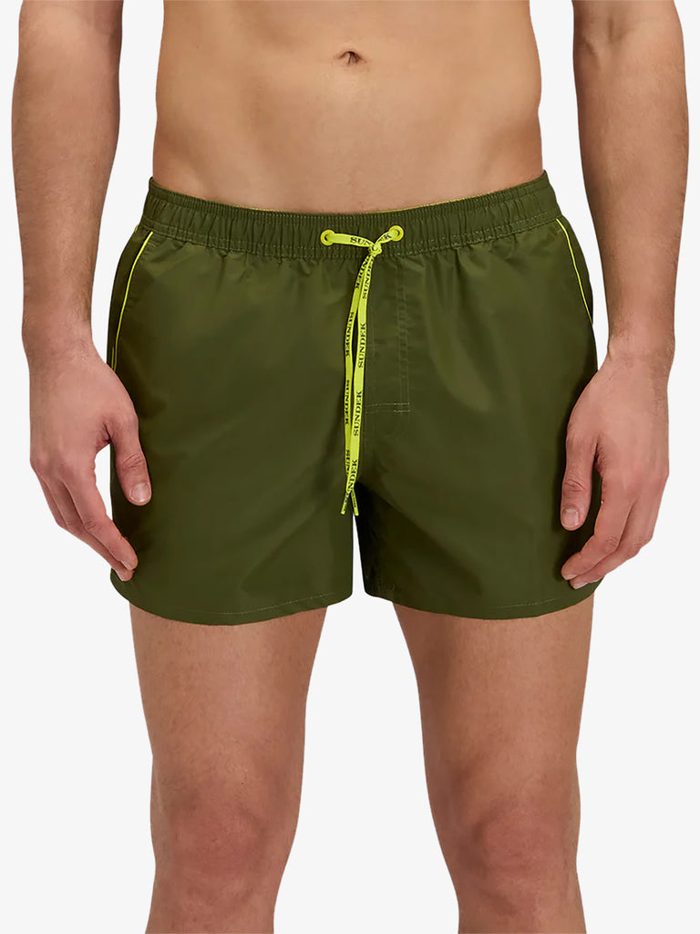 SUNDEK costumi da bagno coltrane boardshort uomo verde