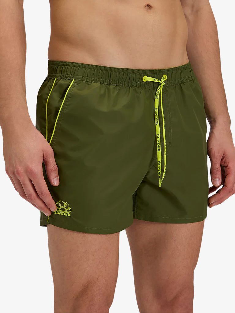 SUNDEK costumi da bagno coltrane boardshort uomo verde