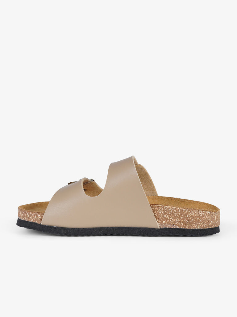 SUPERGA ciabatte con applicazioni donna marrone