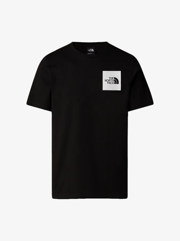 THE NORTH FACE t-shirt ss fine uomo nero cotone