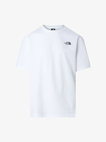 THE NORTH FACE t-shirt nse oversized uomo bianco cotone